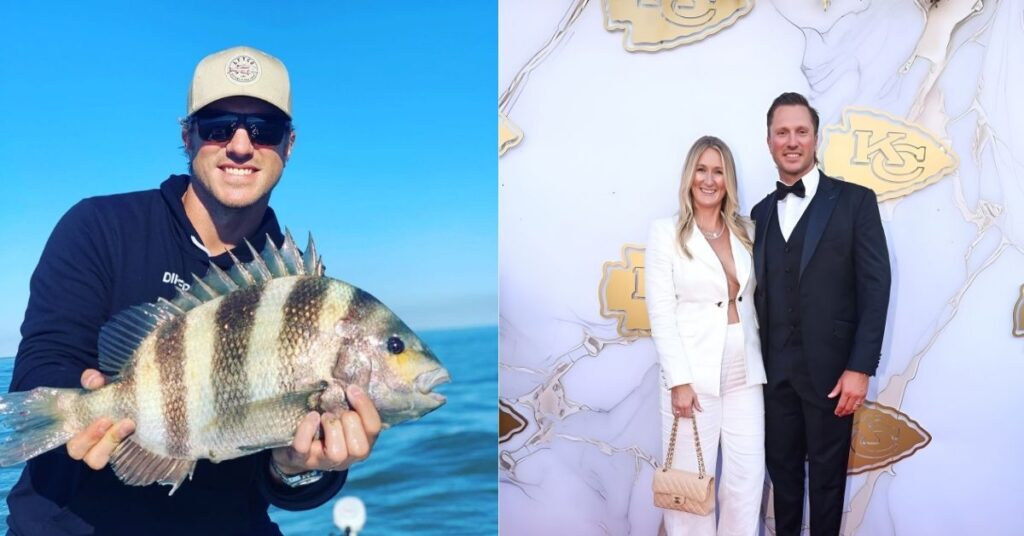 Blaien Gabbert With His Wife and other side is taking a beutiful fish