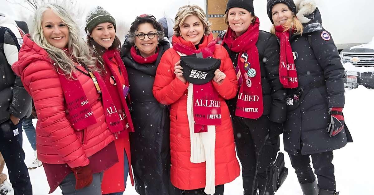 Gloria Allred with her friends