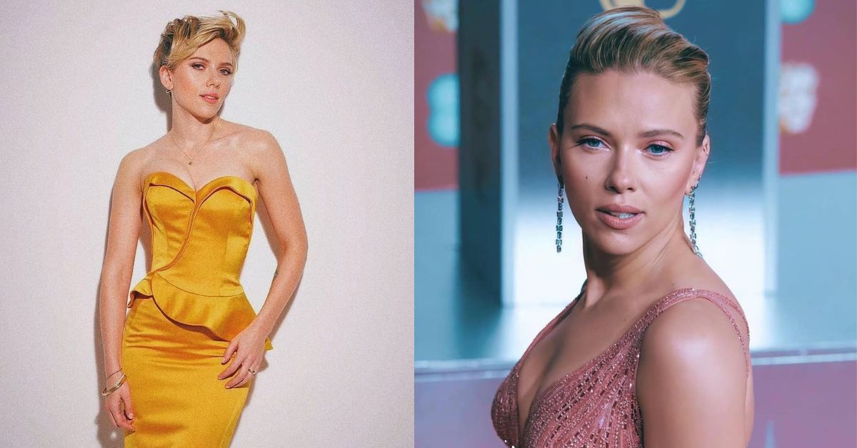 scarlett johansson at the baftas 2018